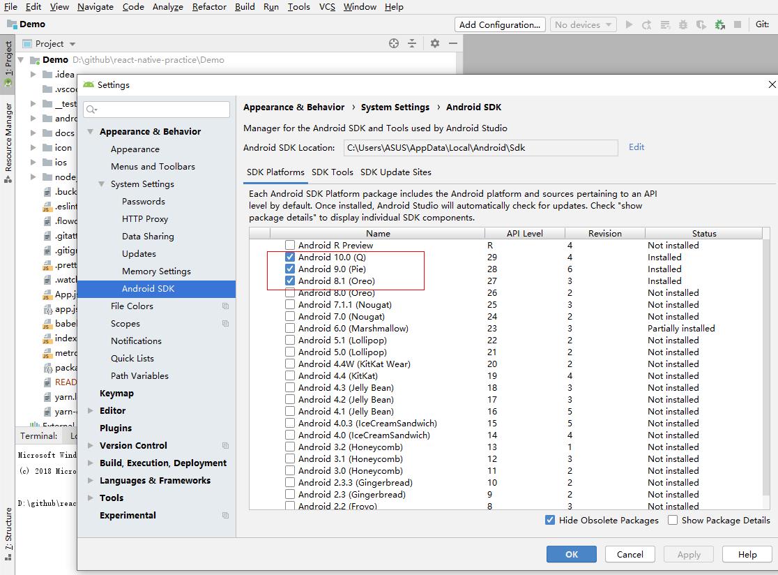 android studio和android sdk下载安装